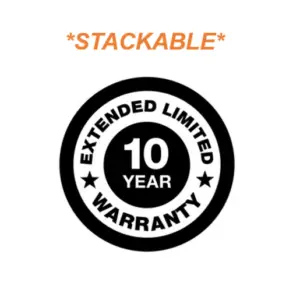 EXTNWAR100002 - STACKABLE 10 Year Extended Limited Warranty – Air-Cooled - 3 Year Extension - Any time after 7 Year Extension